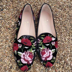 Kate Spade Swinton flower embroidered| Ballet Flat 8M